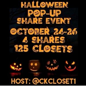 Halloween Pop Up Share Event